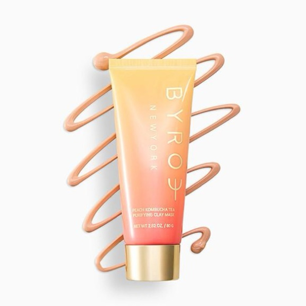 BYROE Peach Kombucha Tea Purifying Clay Mask…Sz: 80.0g ….New In Box….$65.00